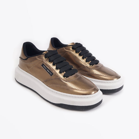 Hackney Brass Sneakers - Gold