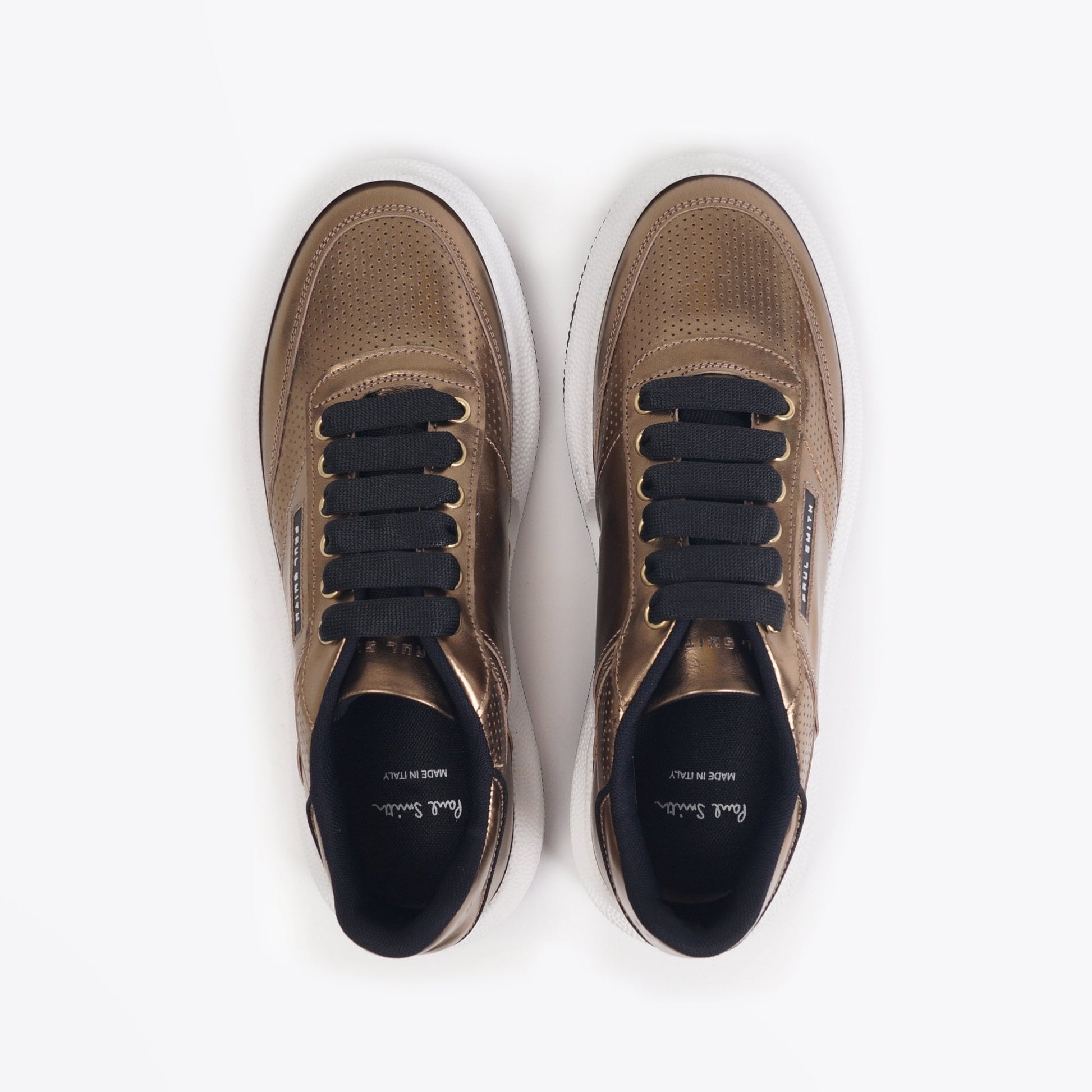 Paul Hackney Brass Sneakers - Gold