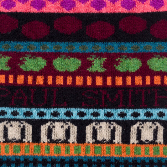 - 'Homer' Fairisle Wool Scarf - Multi