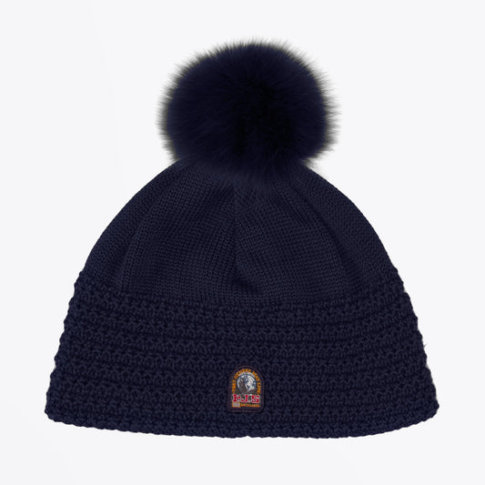 Ivy - Wool Knit Hat - Navy
