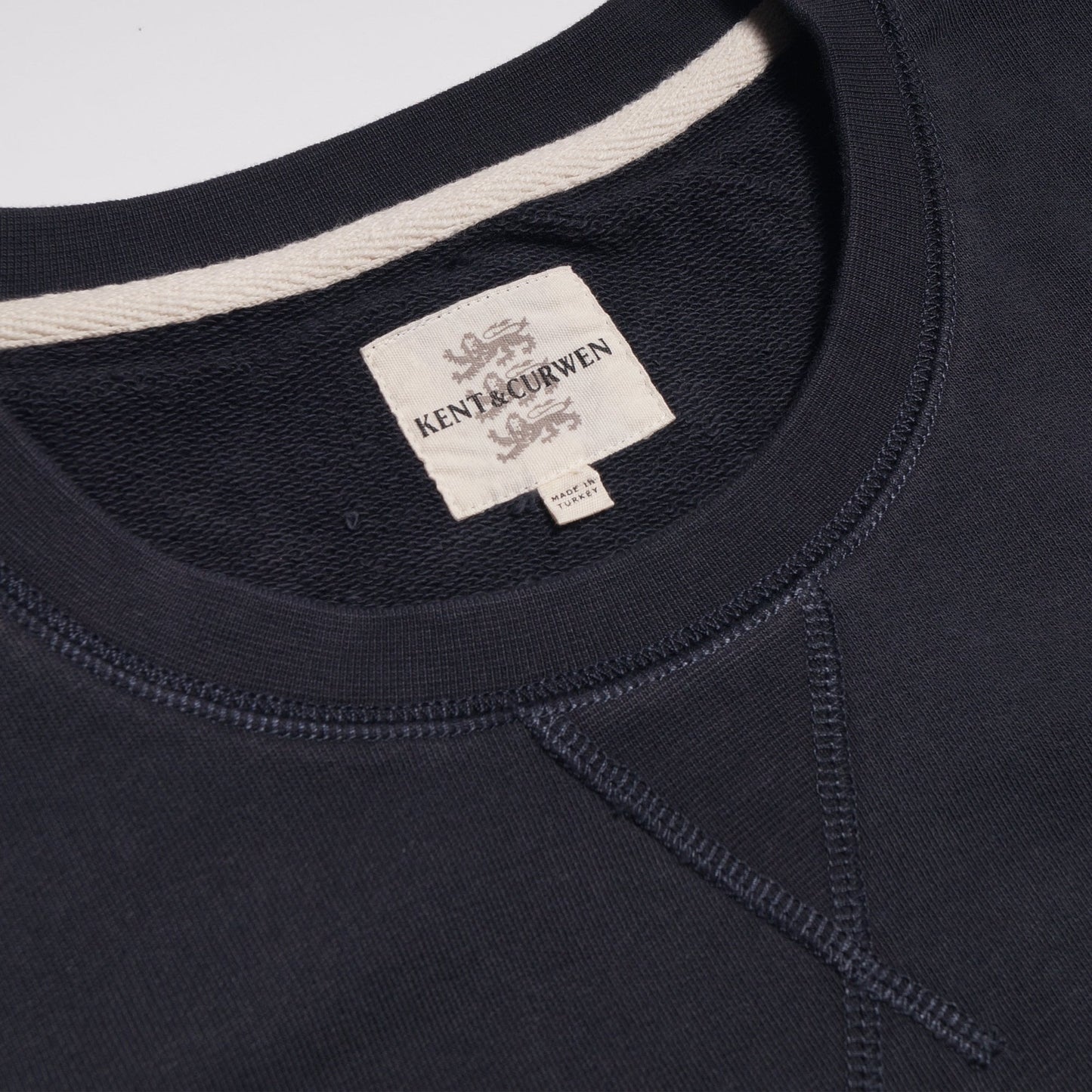 - Rose Patch Sweater - Navy