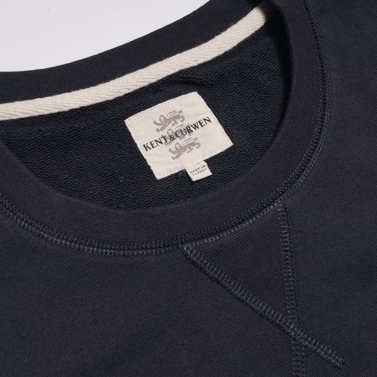 - Rose Patch Sweater - Navy