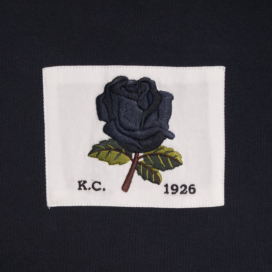 - Rose Patch Sweater - Navy