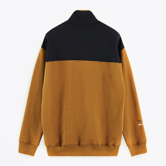 - Colour Block Half-Zip Sweater - Multi