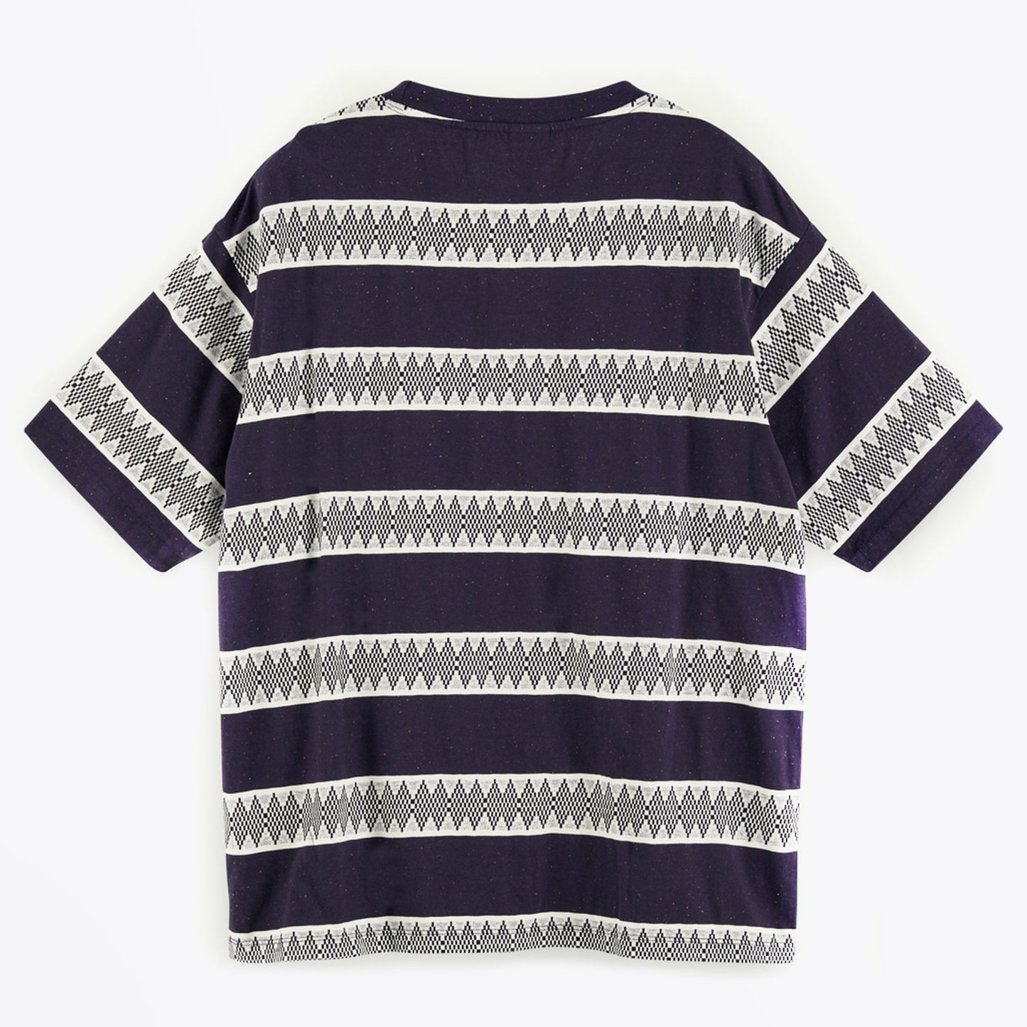 Jacquard Stripe T-Shirt - Navy