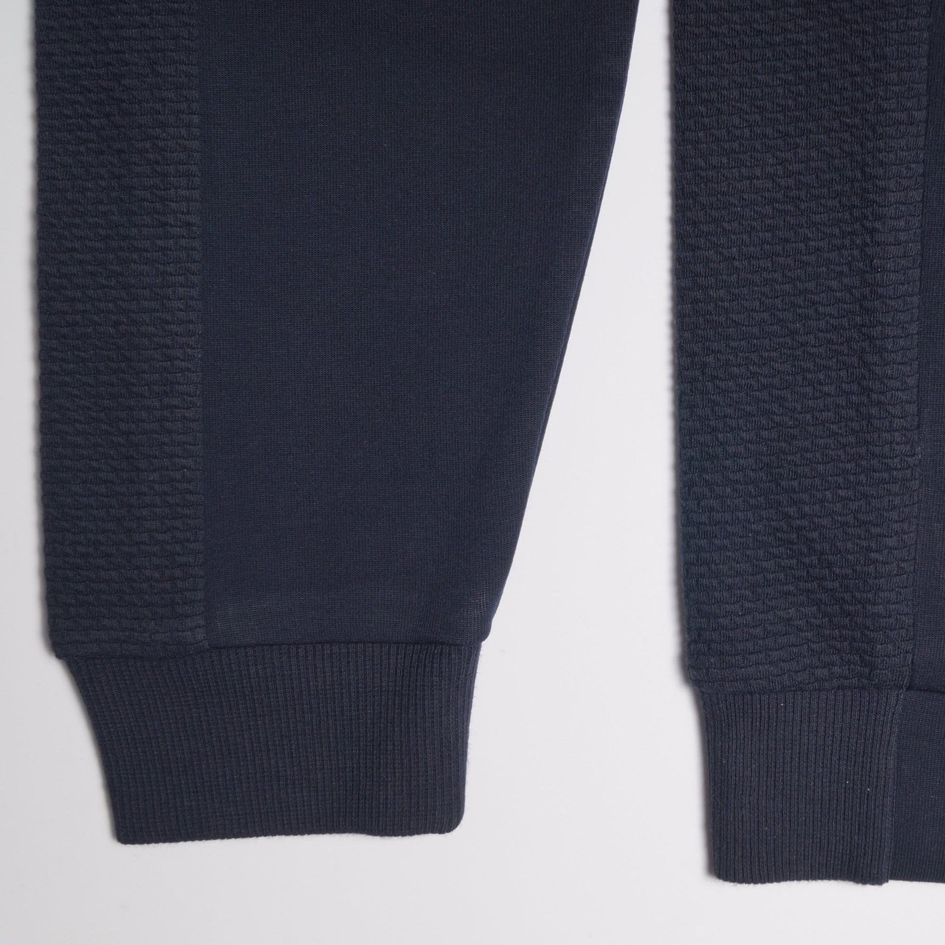 Thomas Full Zip Sweater With Trim - Navy