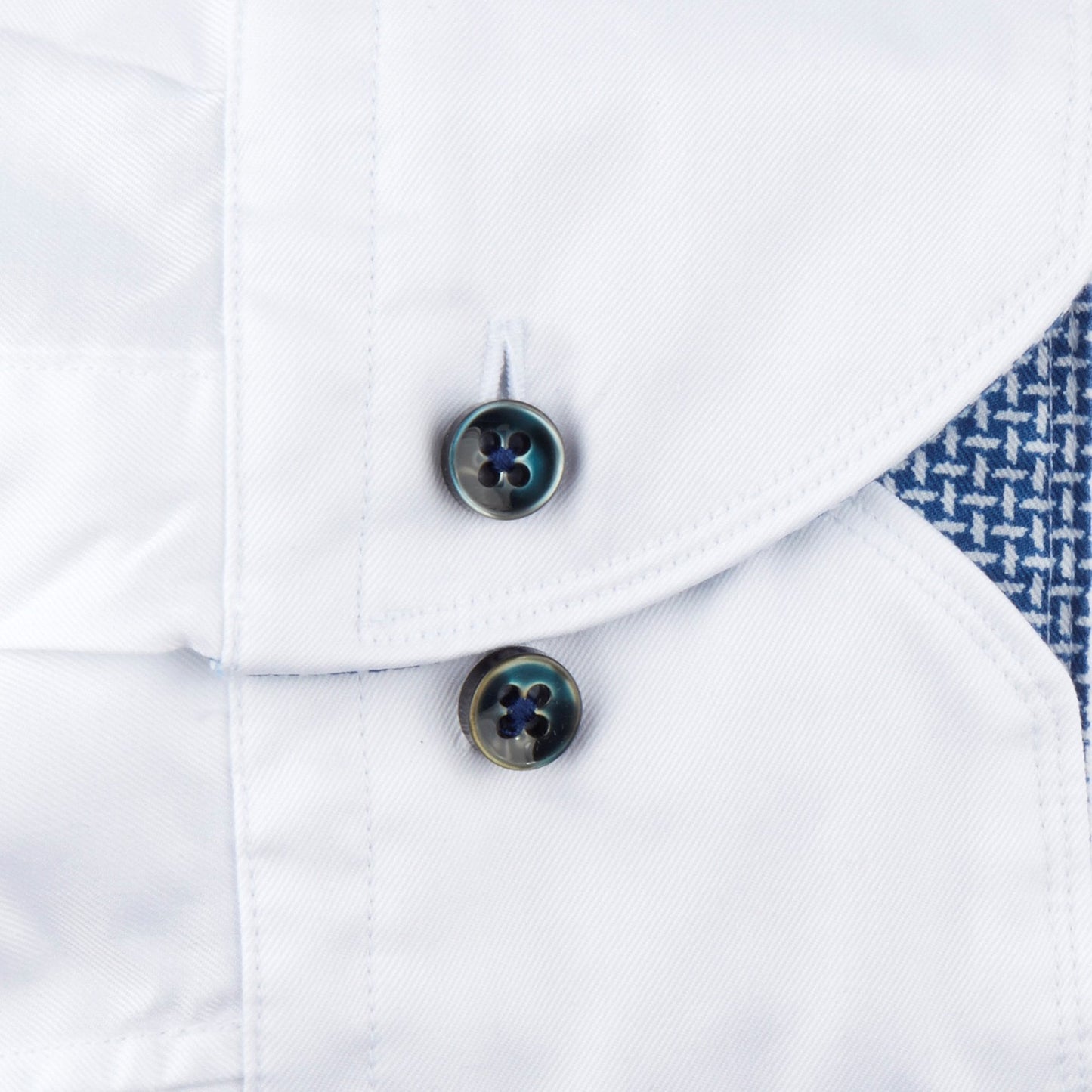 - Basket Trim Insert Shirt - White