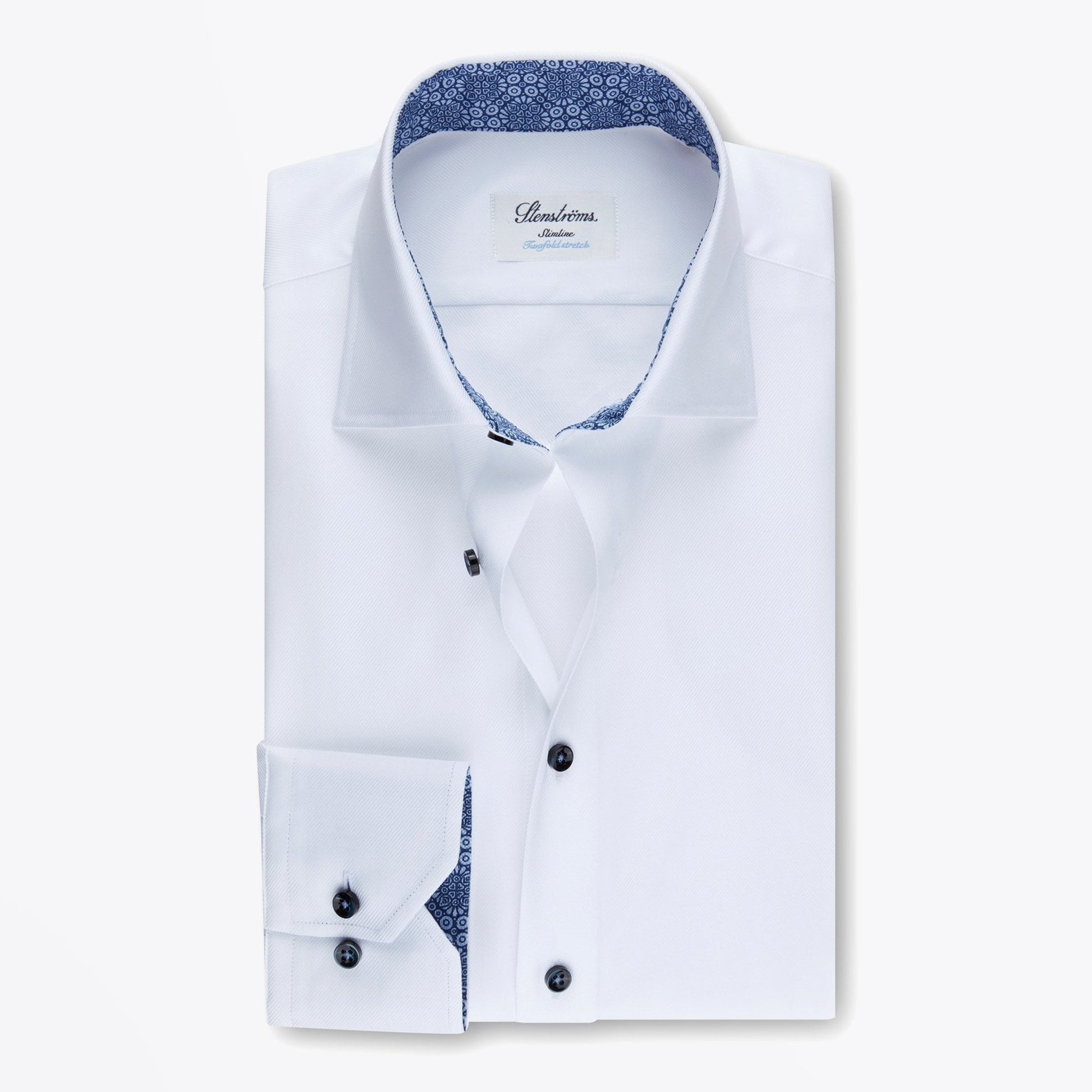 Stenstroms Moroccan Trim Insert Shirt - White