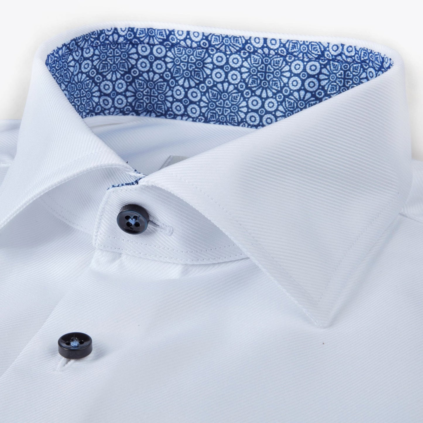 Moroccan Trim Insert Shirt - White