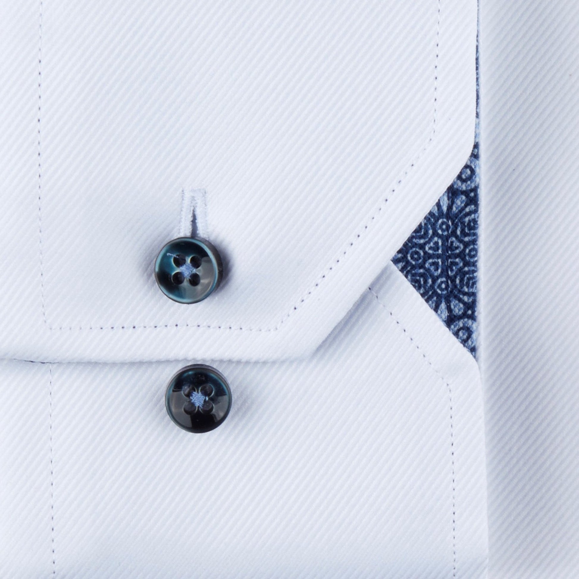 Stenstroms Moroccan Trim Insert Shirt - White