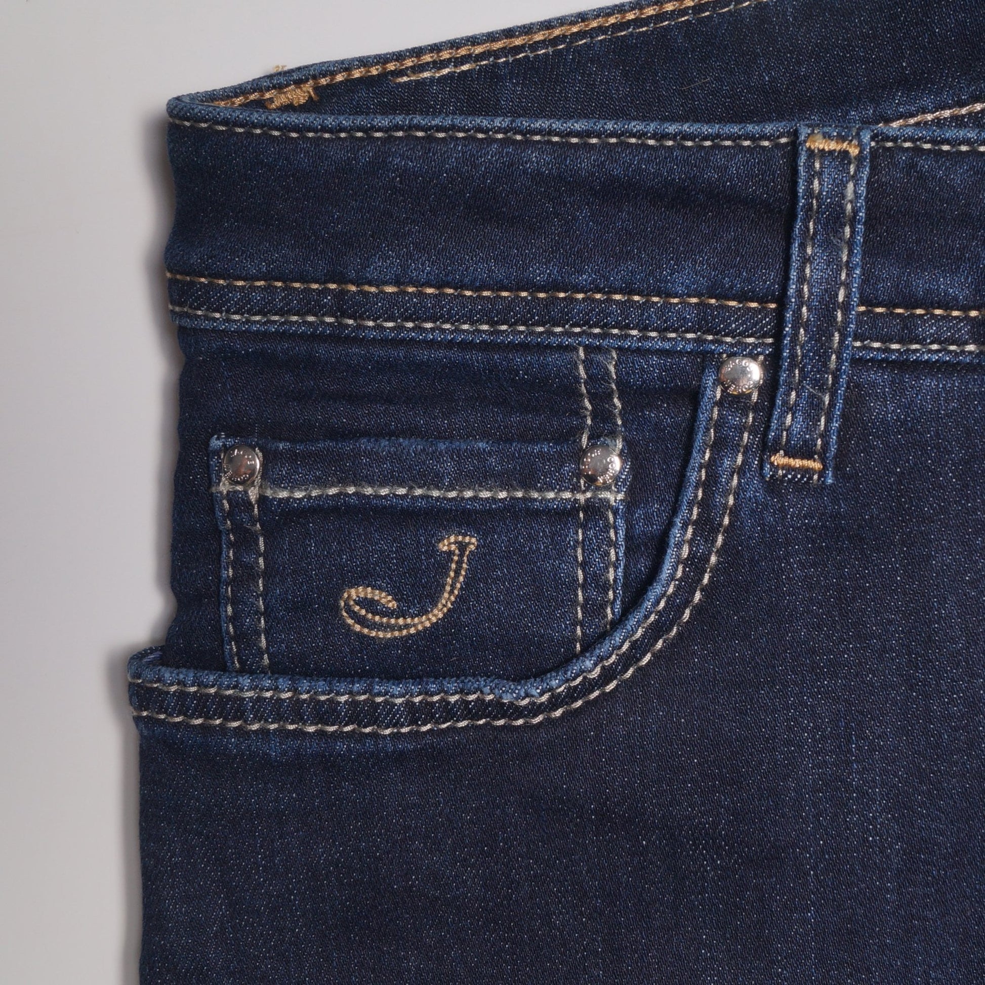 Jacob J688 Mid Rise Comfort Jeans - Indigo