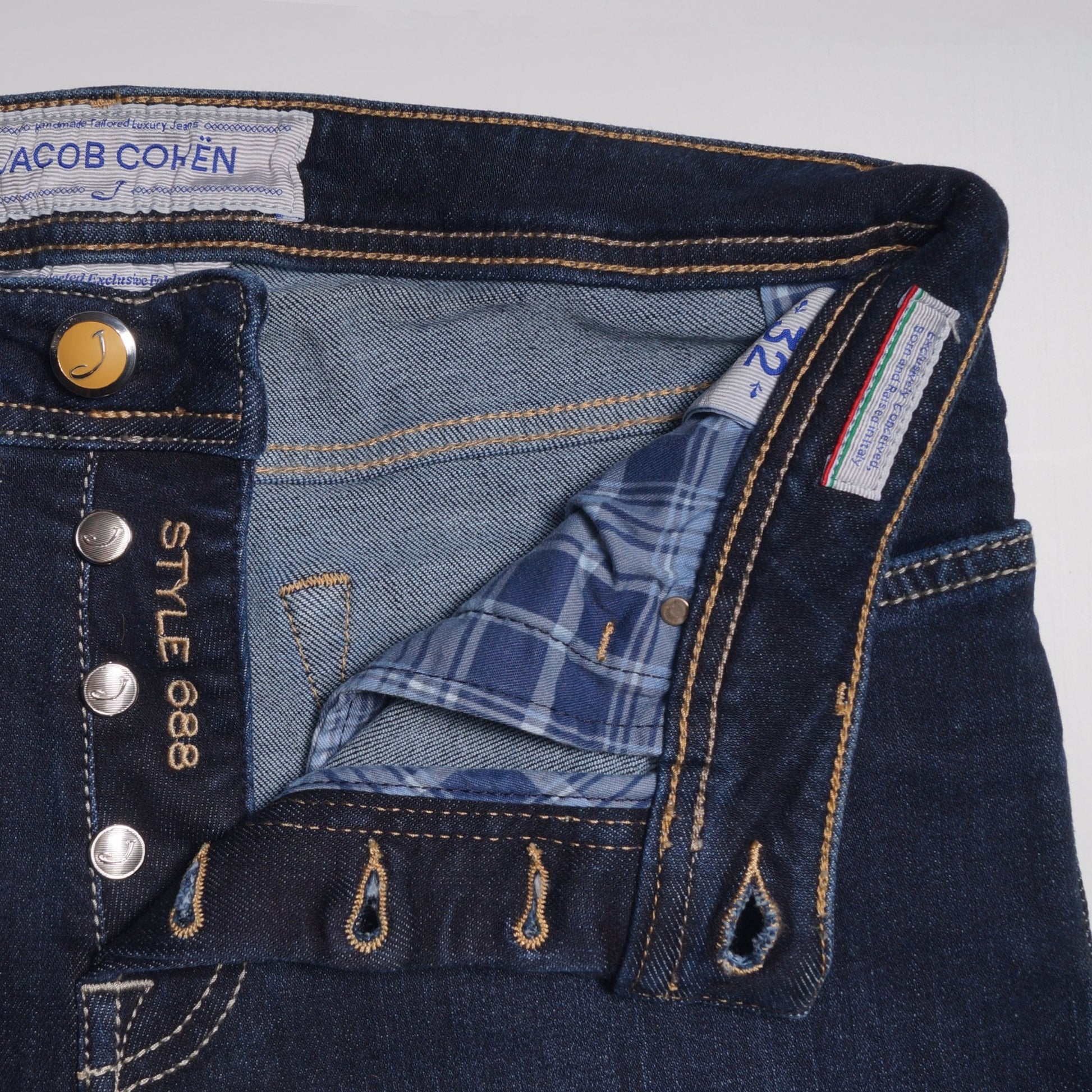 Jacob J688 Mid Rise Comfort Jeans - Indigo