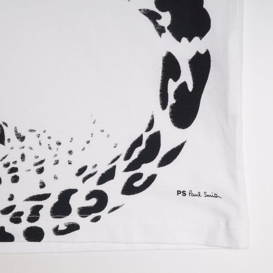 - Wild Cat Print T-Shirt - White