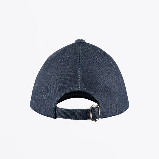 Guitar Logo Denim Cap - Indigo