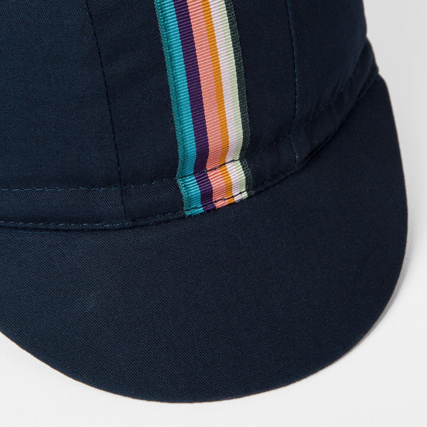 - Cycling Cap With Artist Stripe - Navy