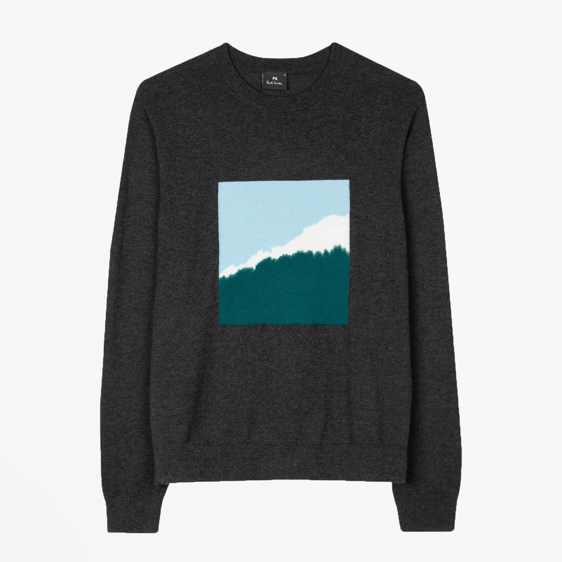 Paul Merino-Blend Mountain Sweater - Charcoal Grey