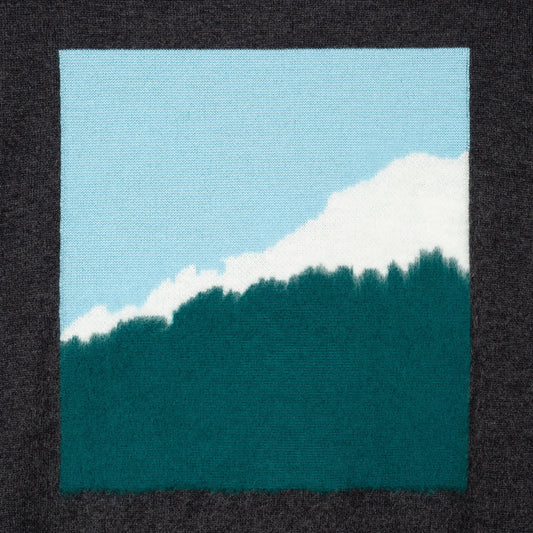 Merino-Blend Mountain Sweater - Charcoal Grey