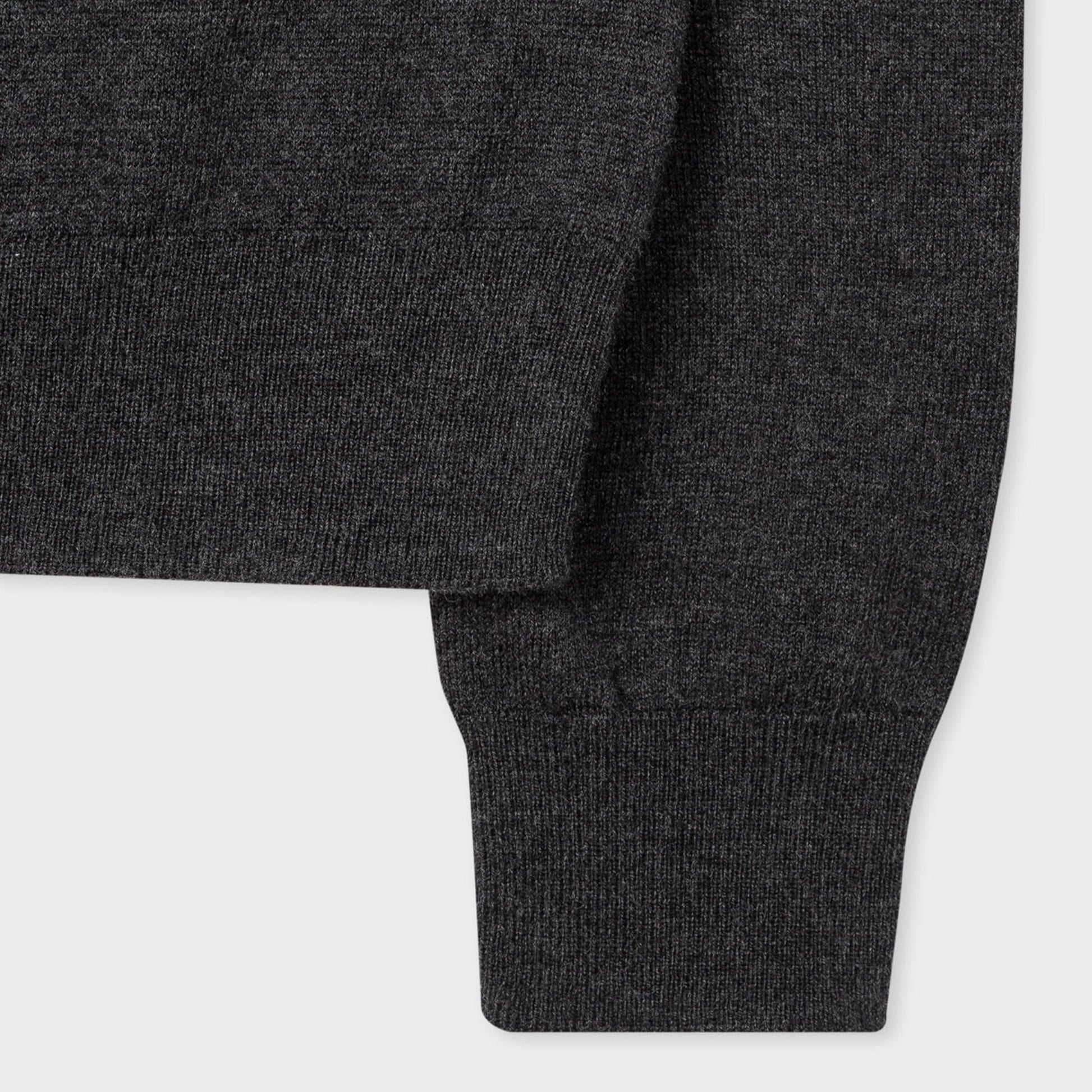 Paul Merino-Blend Mountain Sweater - Charcoal Grey