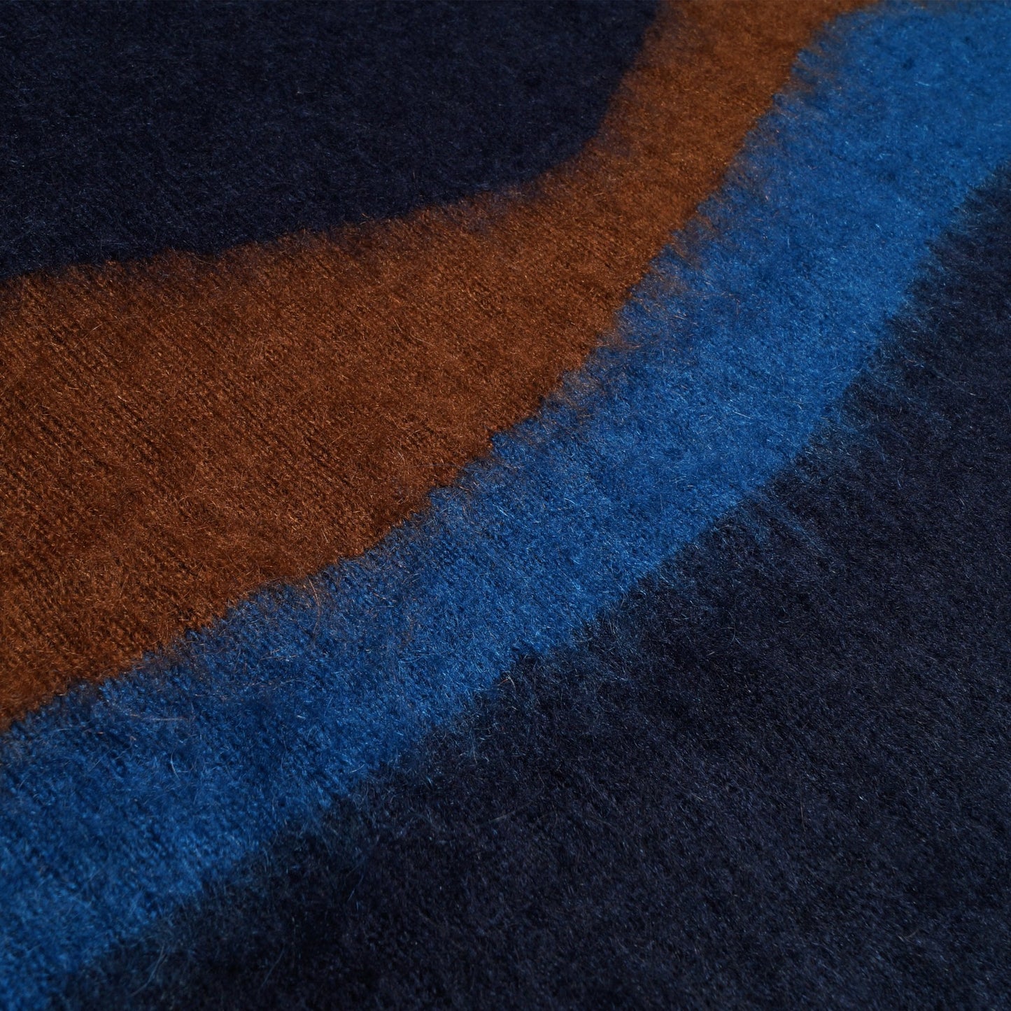 Mohair-Blend Mountain Pullover - Dark Navy