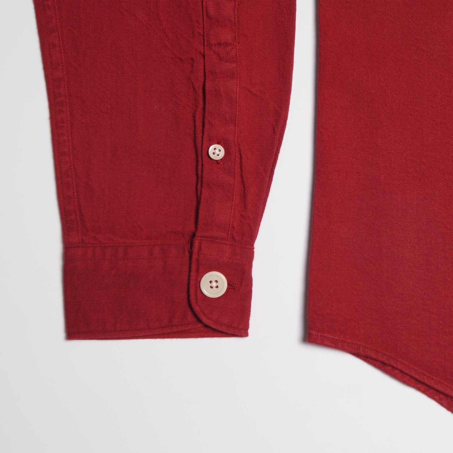 - Button-Down Tailored Shirt - Red