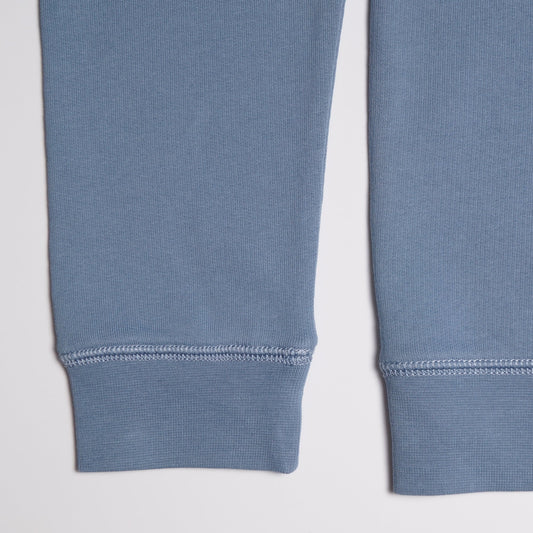 - Rose Patch Sweater - Pale Blue