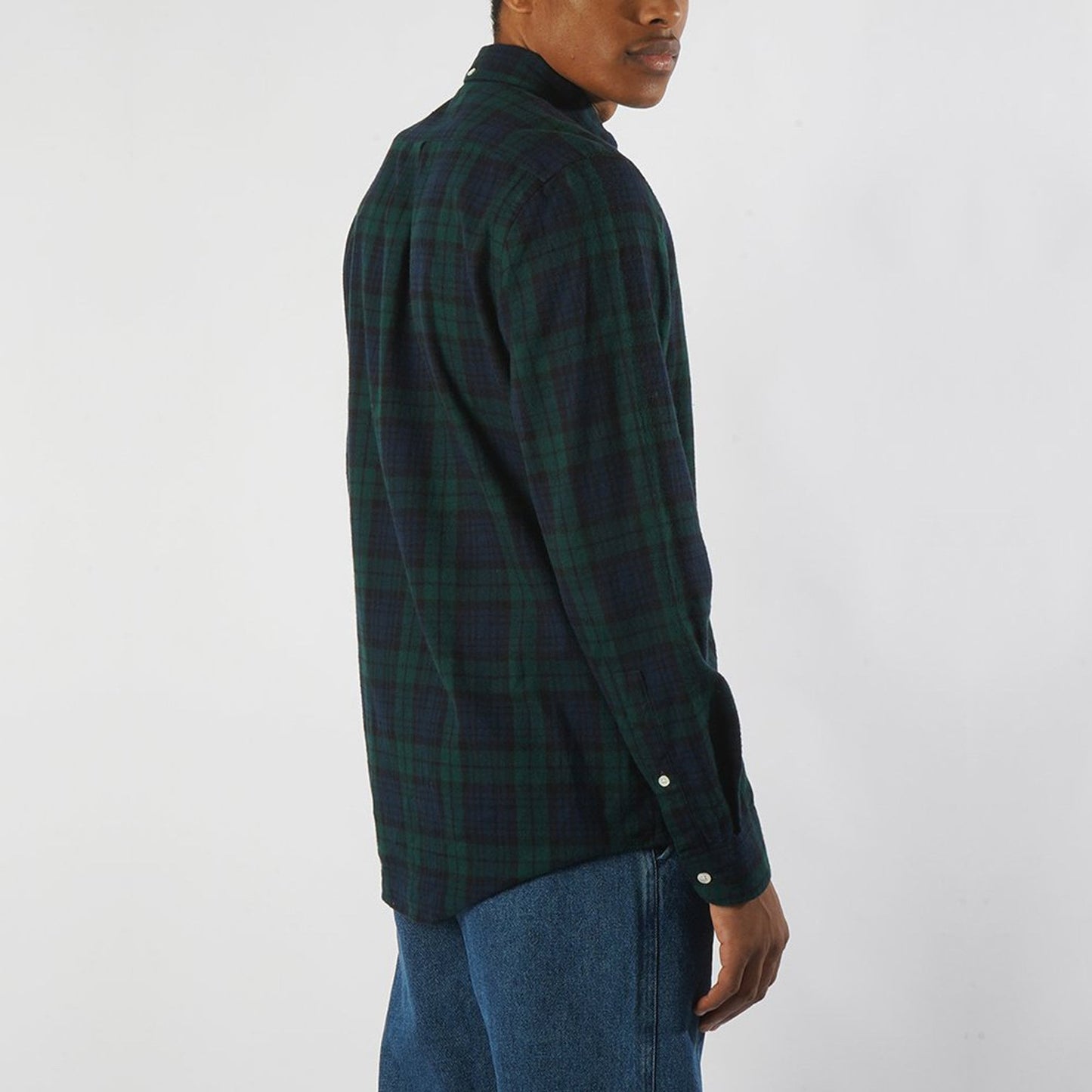 - Bonfim - Checked Shirt - Navy/Green