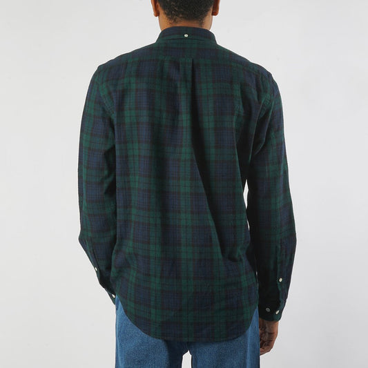 - Bonfim - Checked Shirt - Navy/Green