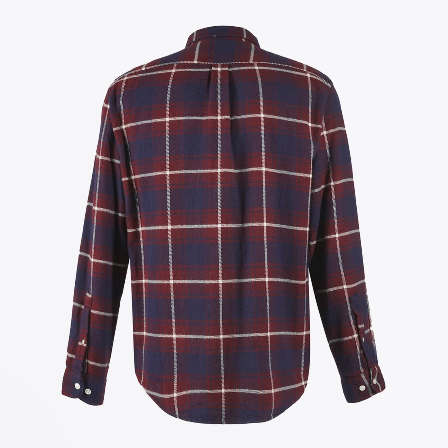- Cruise - Checked Shirt - Navy/Burgundy