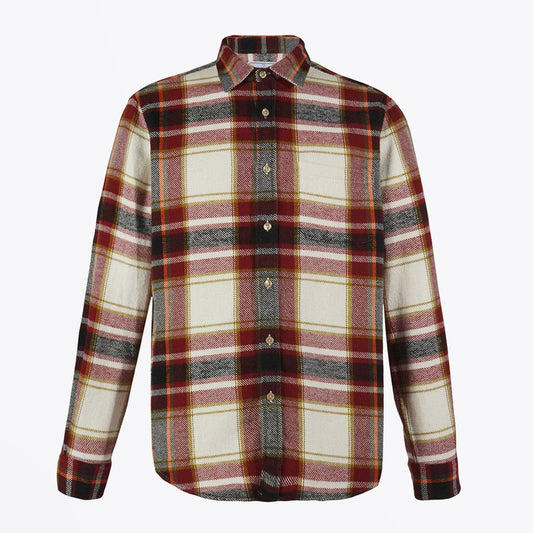 - Burgundi - Checked Shirt - Multi