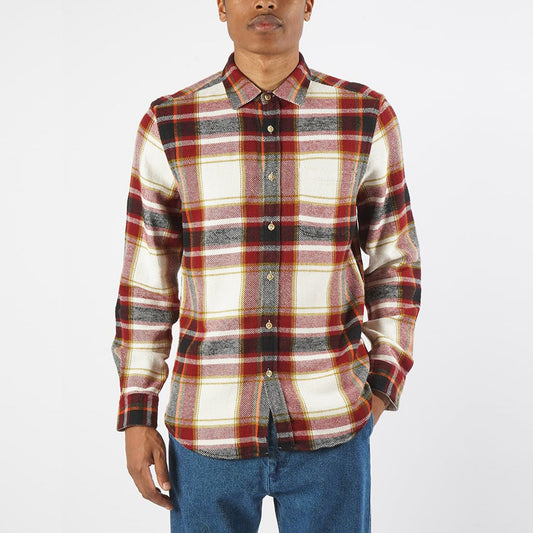 - Burgundi - Checked Shirt - Multi