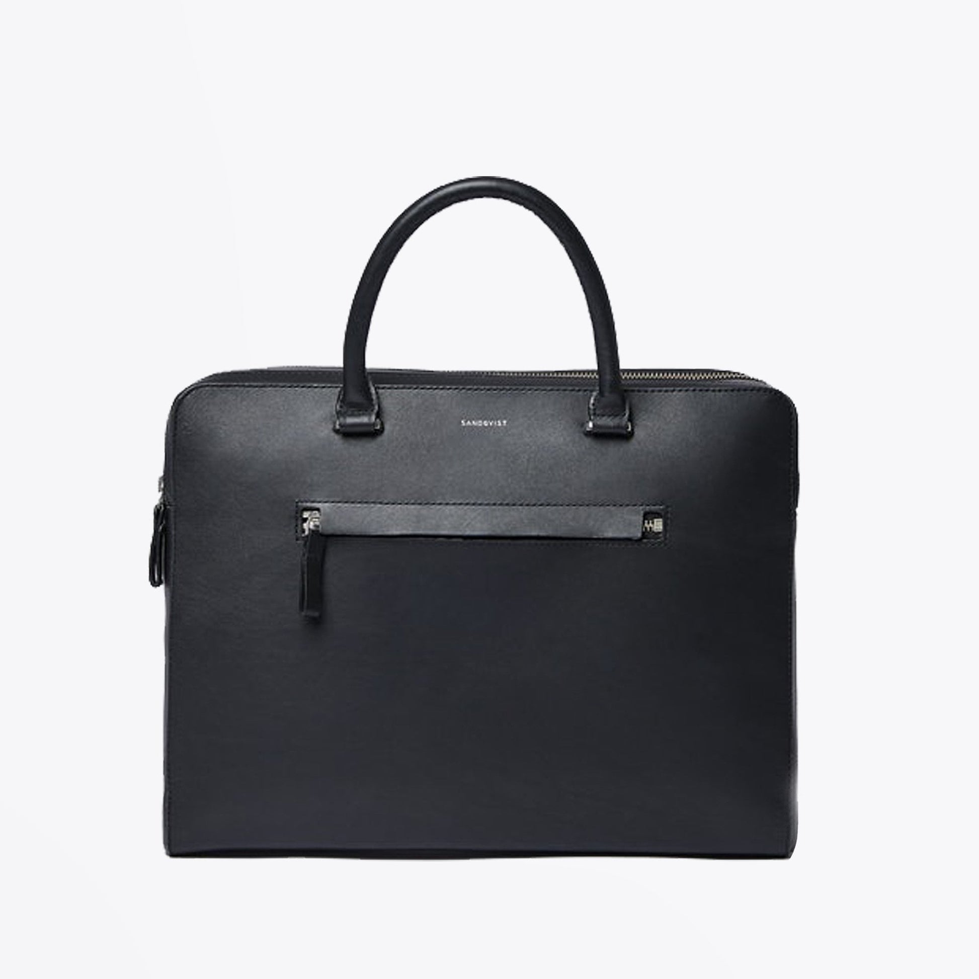 Sandqvist Lesli - Dual Zip Leather Bag - Black