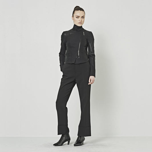 - Come-Along - Flared Pants - Black