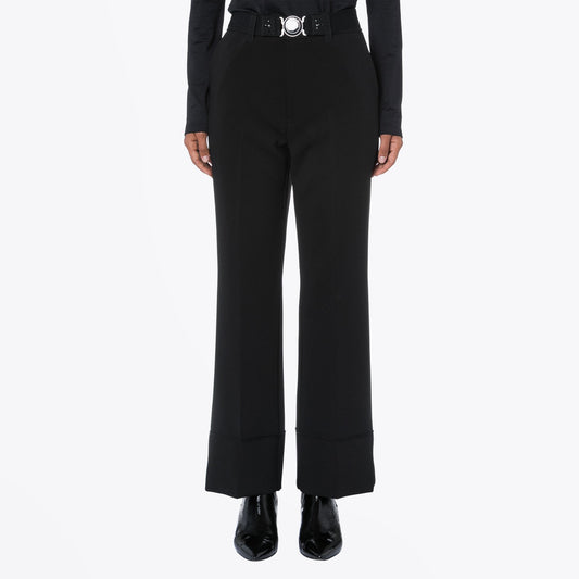 - Come-Along - Flared Pants - Black