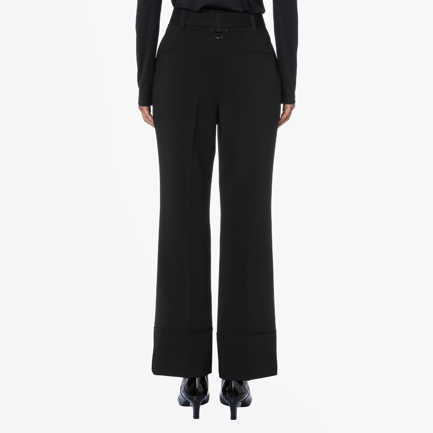 - Come-Along - Flared Pants - Black