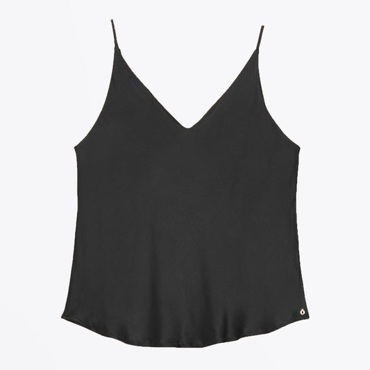 - Viscose Tank Top - Charcoal
