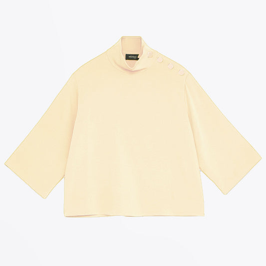 - Button Detail Top - Cream