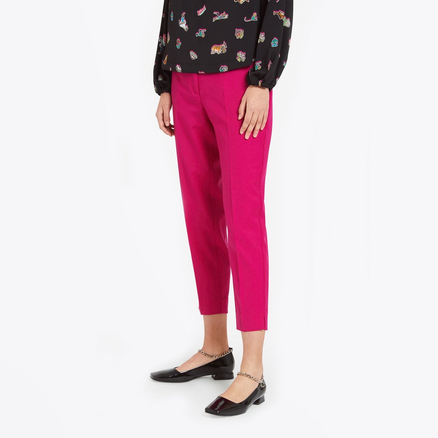 - Cigarette Trousers - Pink