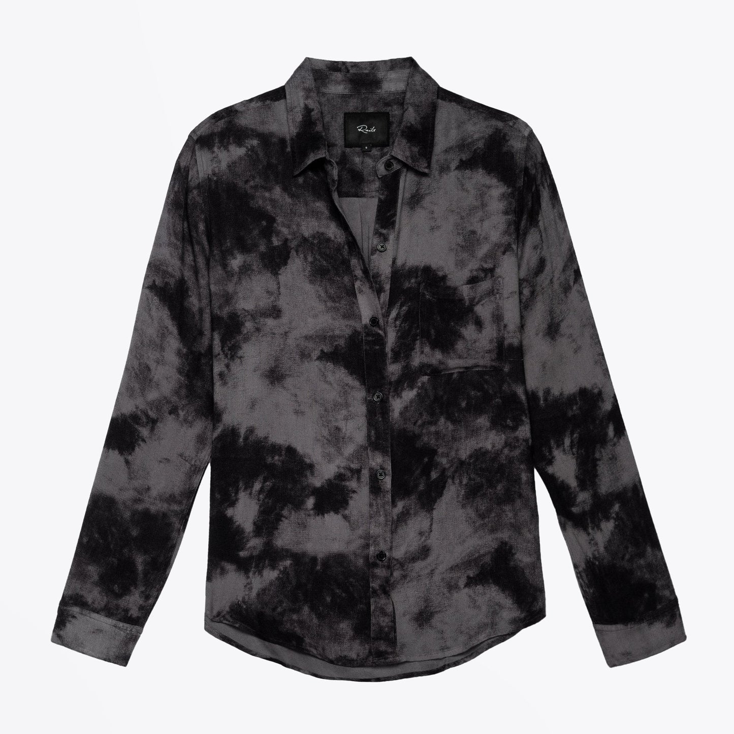 Hunter - Tie-Dye Shirt - Charcoal