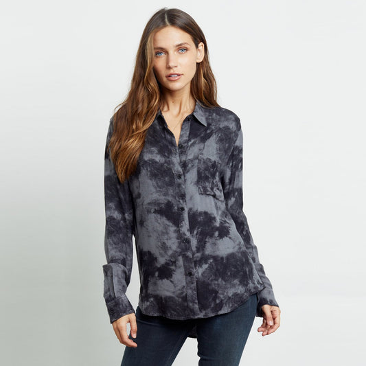 Hunter - Tie-Dye Shirt - Charcoal