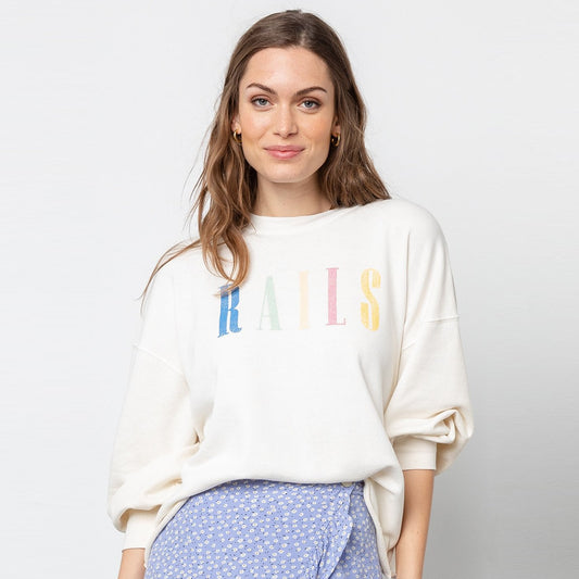 - Rails Signature Sweatshirt - Ivory