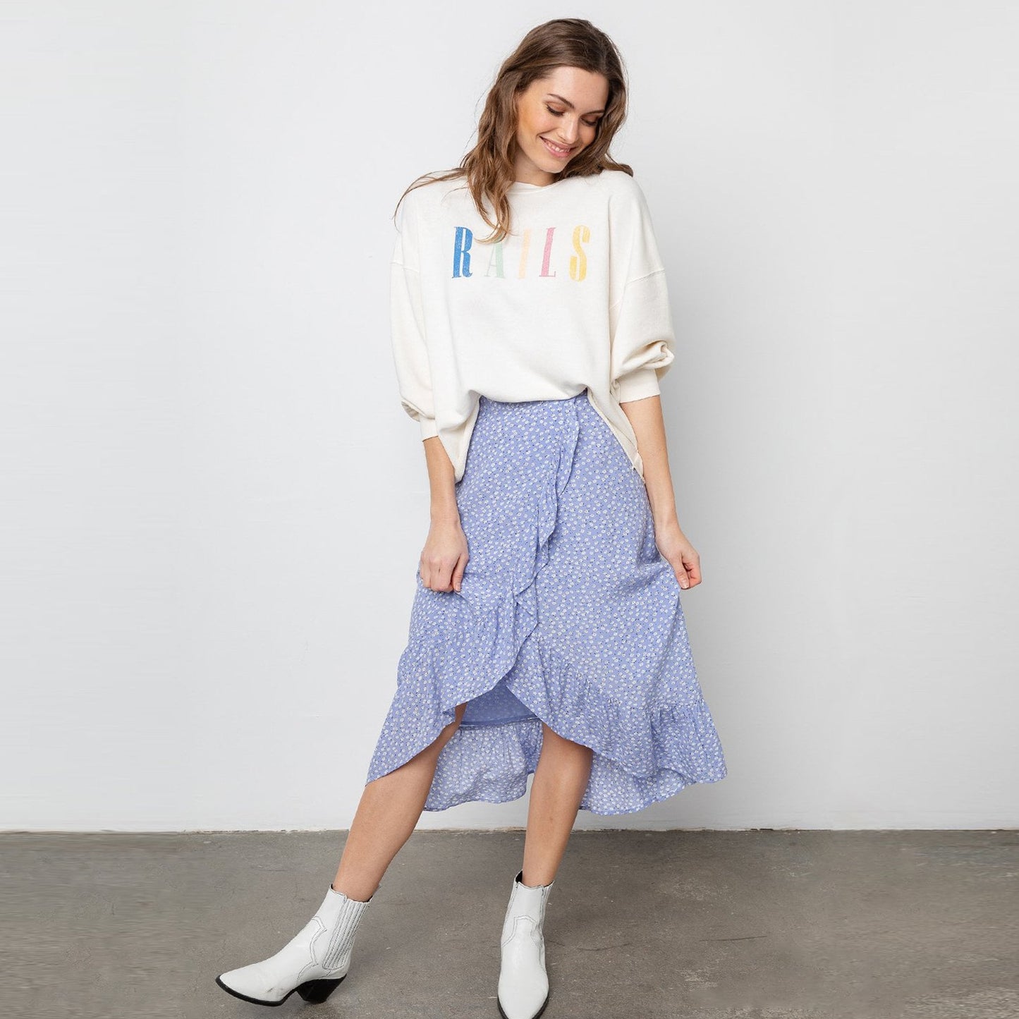 - Rails Signature Sweatshirt - Ivory