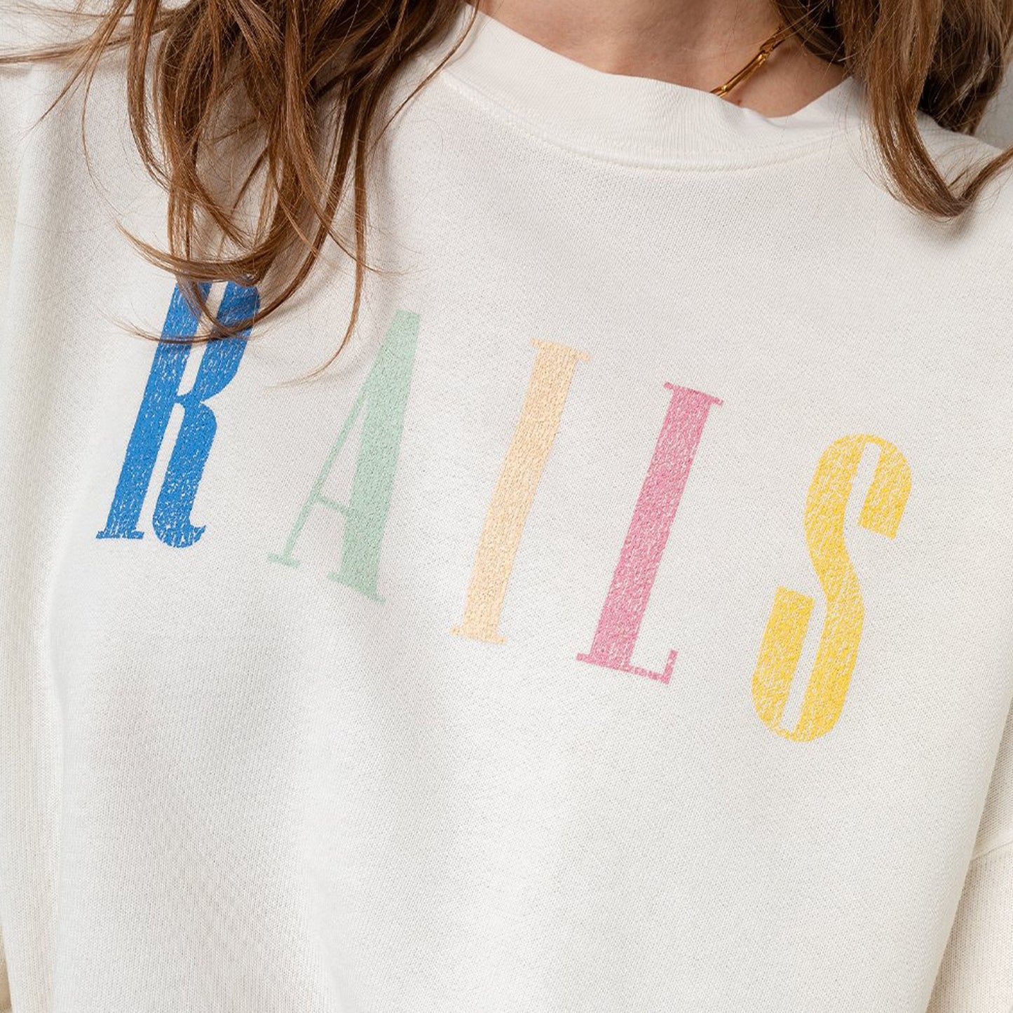 - Rails Signature Sweatshirt - Ivory