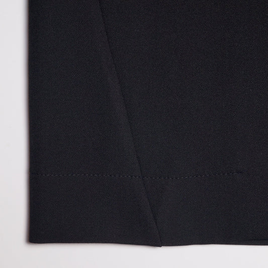 Mantel Long Coat - Black