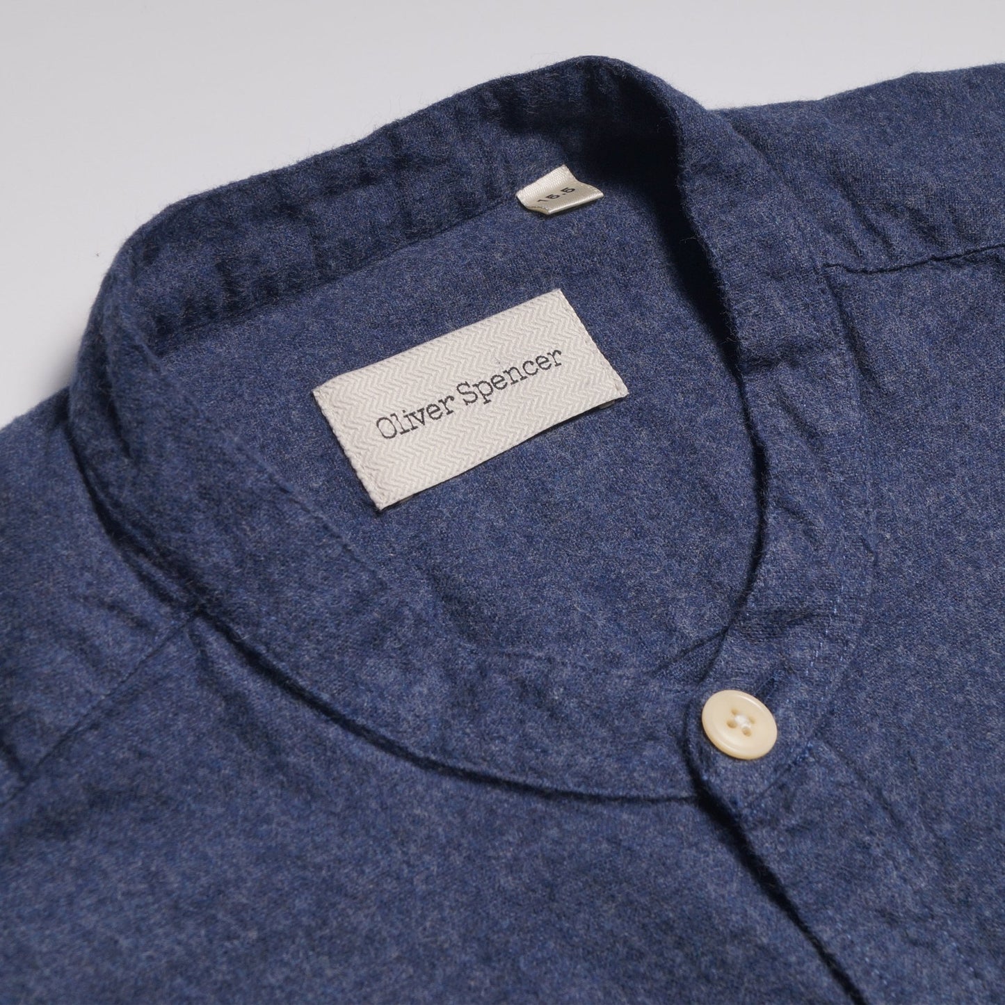 - Clerkenwell - Cotton Tab Shirt - Navy