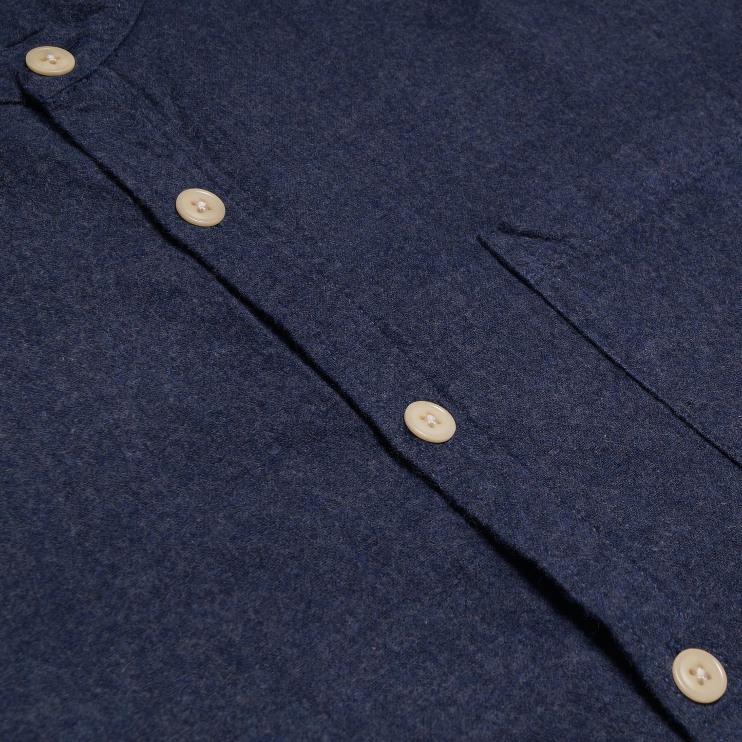 - Clerkenwell - Cotton Tab Shirt - Navy