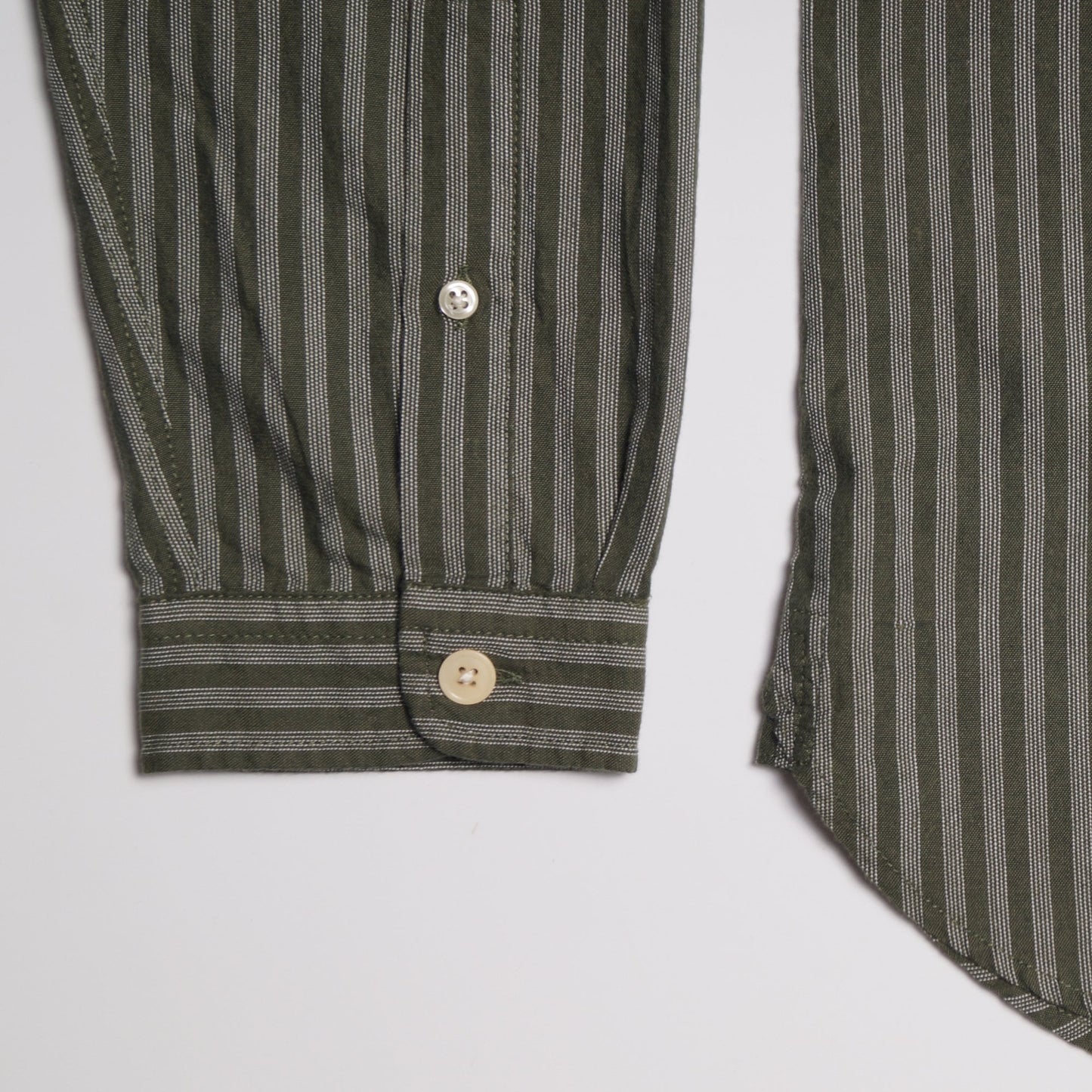 Grandad Stripe Shirt - Navy