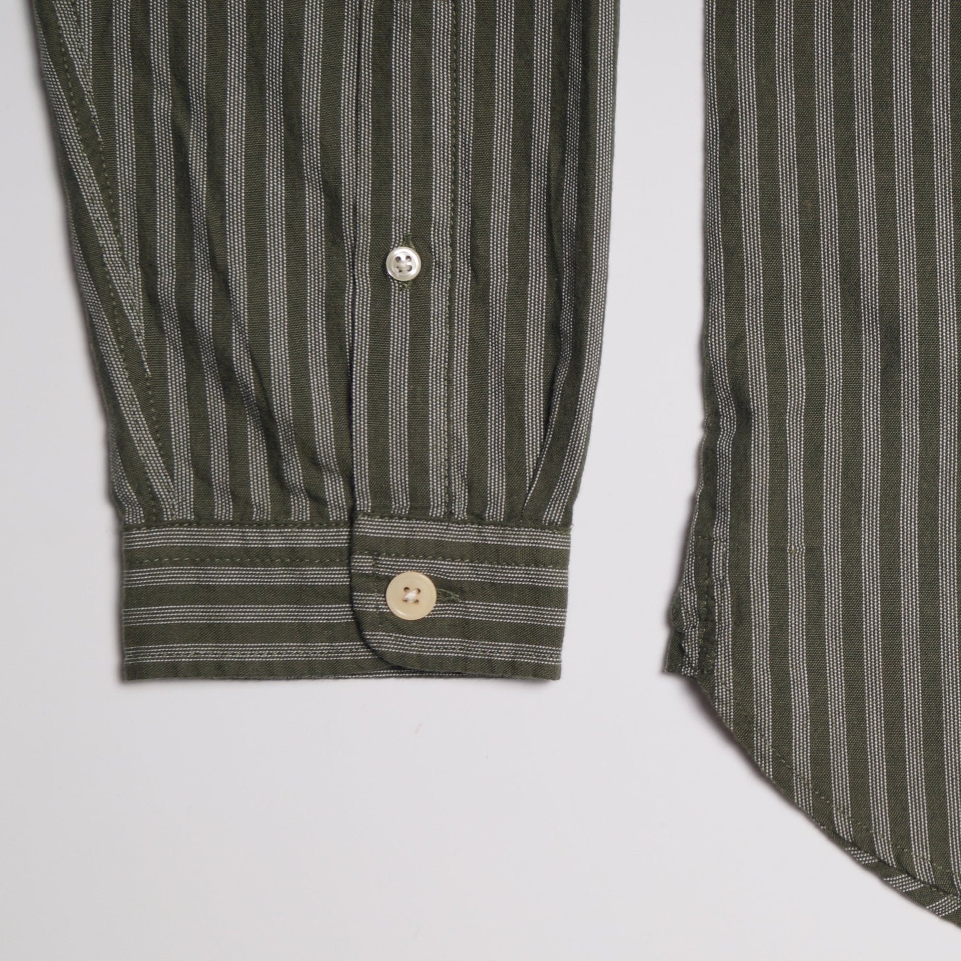 Oliver Grandad Stripe Shirt - Navy