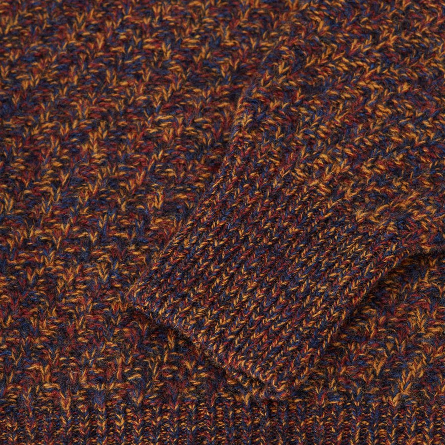 - Blenheim - Wool Knitted Jumper - Rust/Red