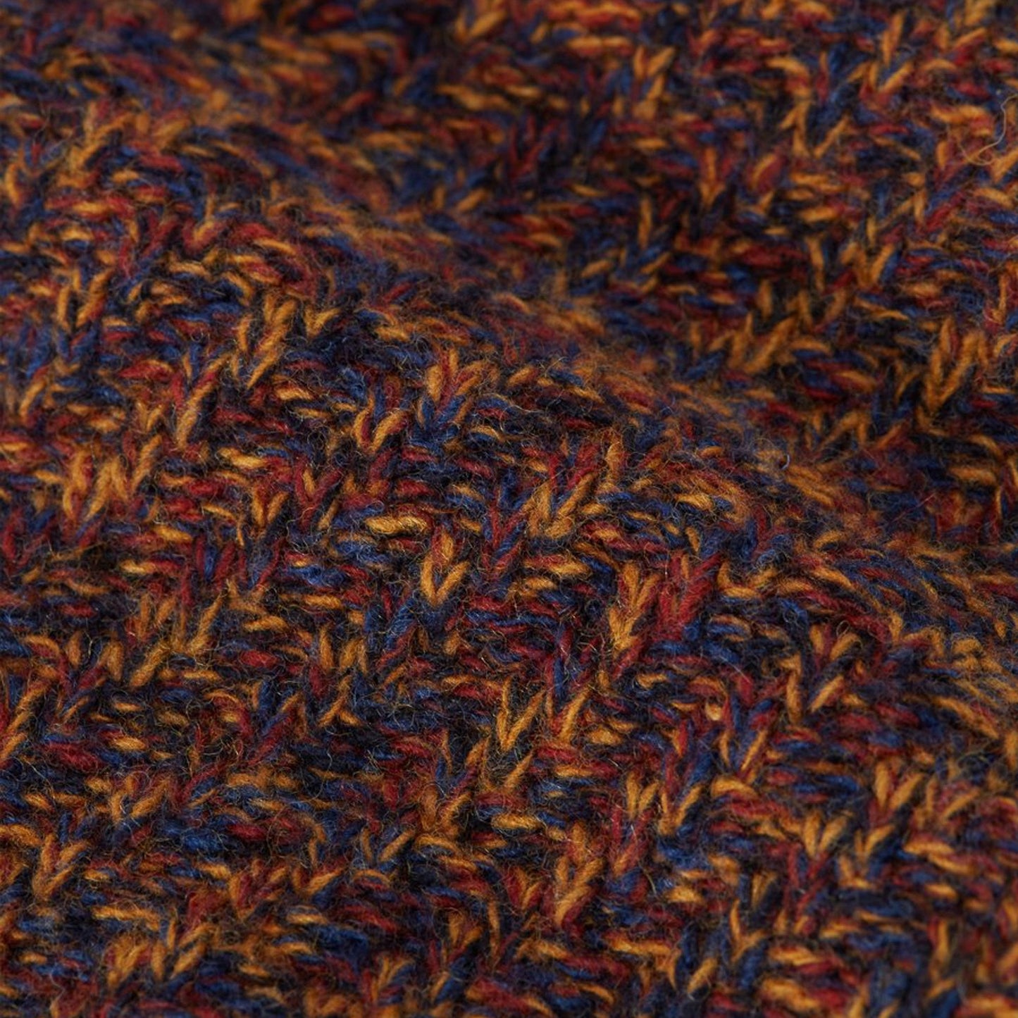 - Blenheim - Wool Knitted Jumper - Rust/Red