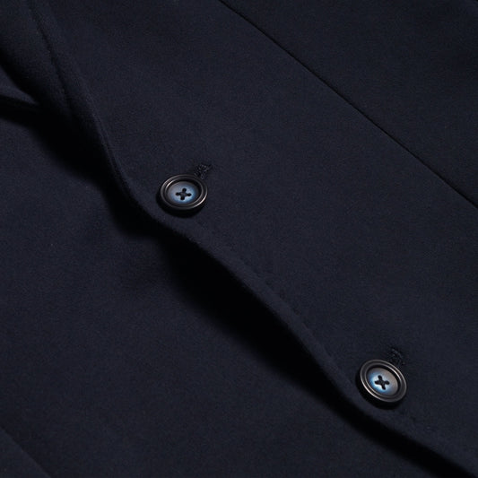 Jersey Fleece Blazer - Navy Blue